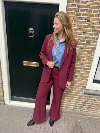 Ydence BLAZER MAISIE BURGUNDY