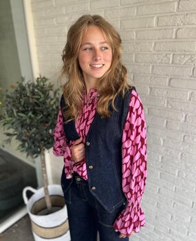 Cup Of Joe Denim GILET PIXIE RAW