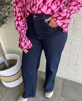 JDY JDYFELINA-FINA HW WIDE RINSE JNSDNM NOOS DARK BLUE DENIM JDY JDYFELINA-FINA HW WIDE RINSE JNSDNM NOOS DARK BLUE DENIM