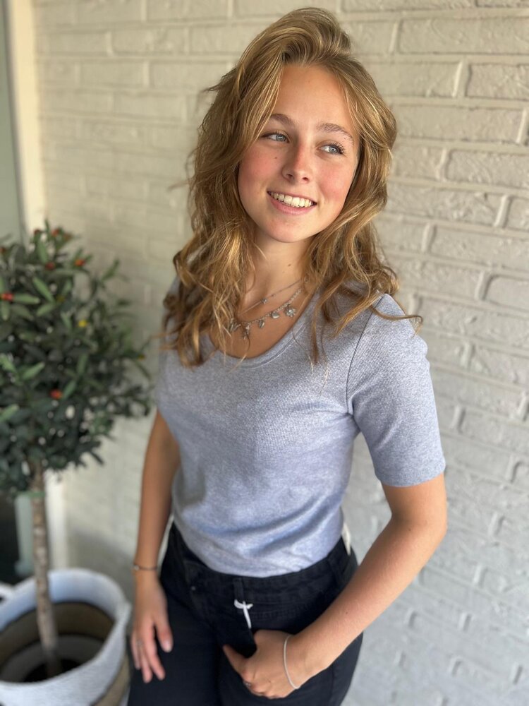 Cup Of Joe Denim T-SHIRT ALINA SHINE