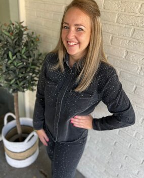 JDY JDYSTINE STONE LS SHIRT DNM JDY JDYSTINE STONE LS SHIRT DNM