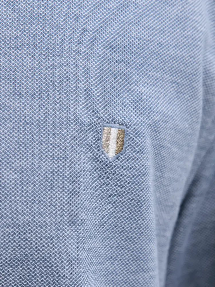 Jack en Jones JPRBLUBLAKE PIQUE DETAIL L/S SHIRT
