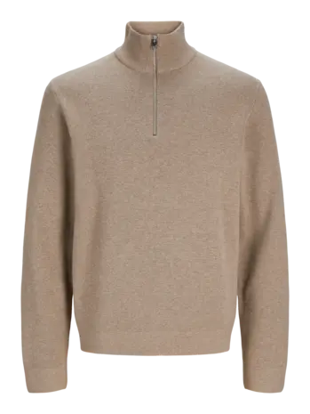 Jack en Jones JPRBLAMILANO STITCH KNIT HALF ZIP SN