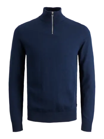 Jack en Jones JJEEMIL KNIT HALF ZIP NOOS