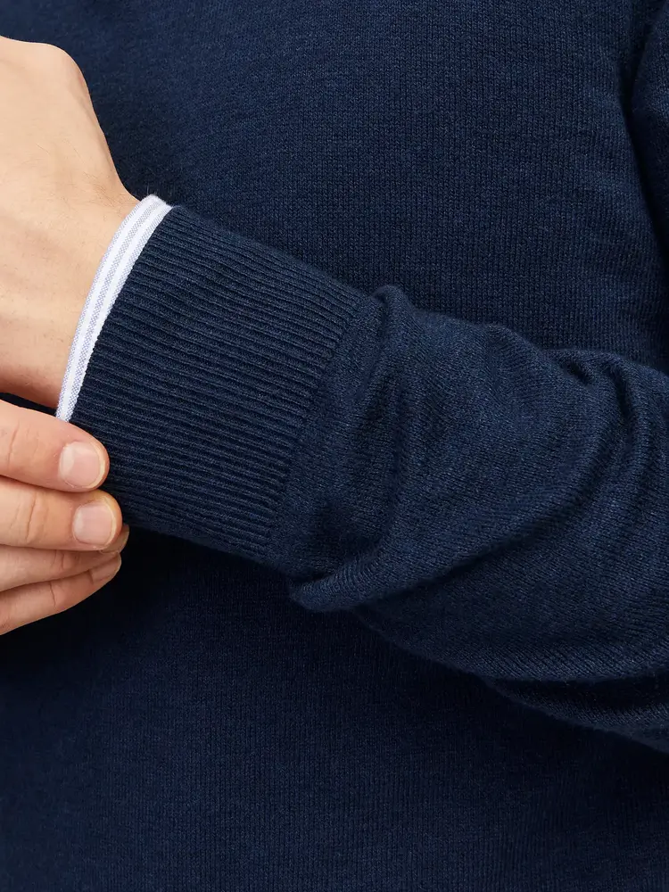 Jack en Jones JJEEMIL KNIT HALF ZIP NOOS