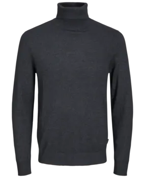 Jack en Jones JJEEMIL KNIT ROLL NECK NOOS DARK GREY MELANGE. Jack en Jones JJEEMIL KNIT ROLL NECK NOOS DARK GREY MELANGE.