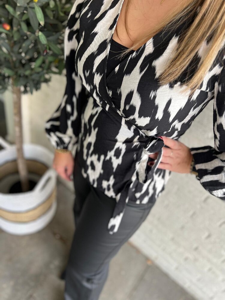 JDY JDYDREW LIFE L/S WRAP TOP WVN JDY JDYDREW LIFE L/S WRAP TOP WVN