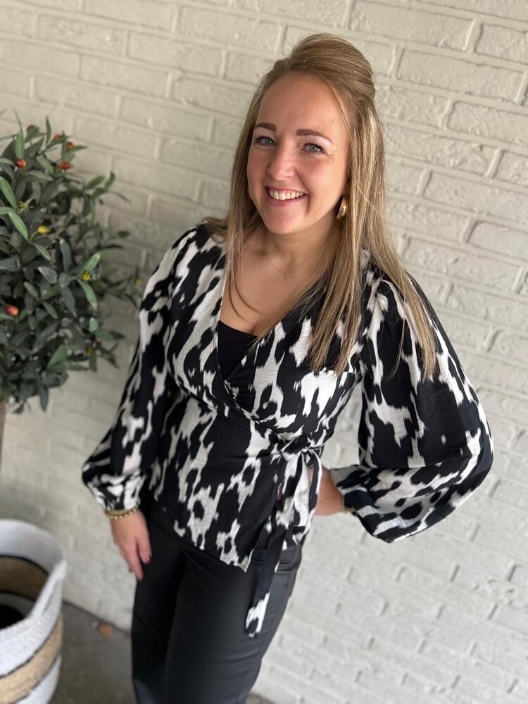 JDY JDYDREW LIFE L/S WRAP TOP WVN JDY JDYDREW LIFE L/S WRAP TOP WVN