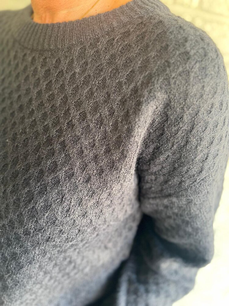 JDY JDYBIGUM L/S O-NECK PULLOVER KNT