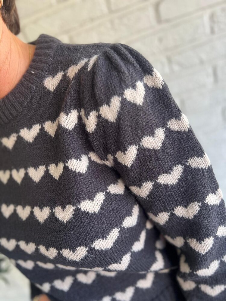 JDY JDYSIGRID LIFE L/S ON  PUFF PULL KNT NOOS