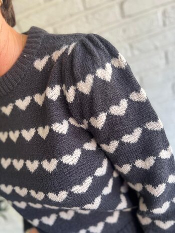 JDY JDYSIGRID LIFE L/S ON  PUFF PULL KNT NOOS