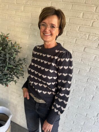 JDY JDYSIGRID LIFE L/S ON  PUFF PULL KNT NOOS