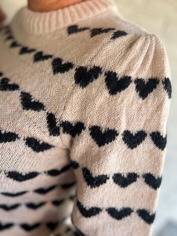 JDY JDYSIGRID LIFE L/S ON  PUFF PULL KNT NOOS