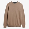 Superdry ESSENTIALS COTTON JUMPER TAUPE MARL