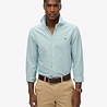 Superdry CLASSIC OXFORD L/S SHIRT PEPERMINT CHALK STRIPE