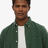 Superdry CLASSIC NEEDLE CORD SHIRT ICE GREEN