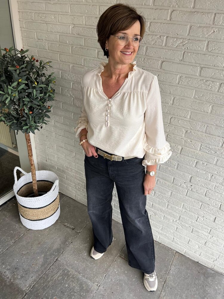 JDY JDYFELINA- FINA HW WIDE BLK JEANSDNM NOOS