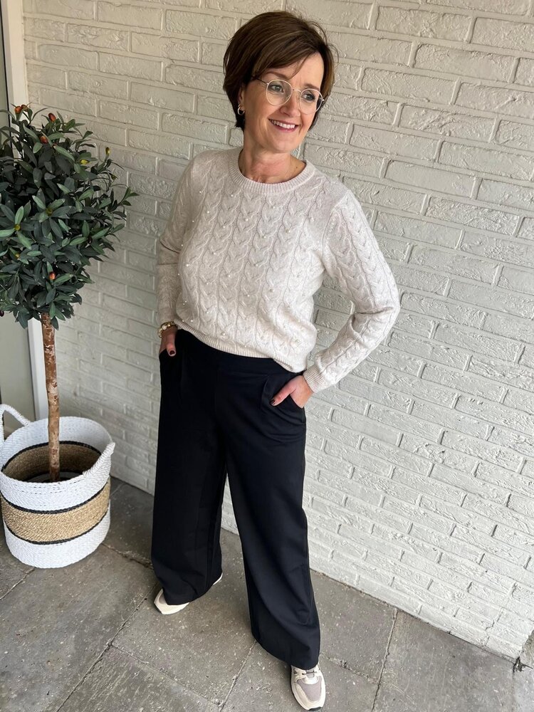 JDY JDYMIRA PANTS JRS BLACK