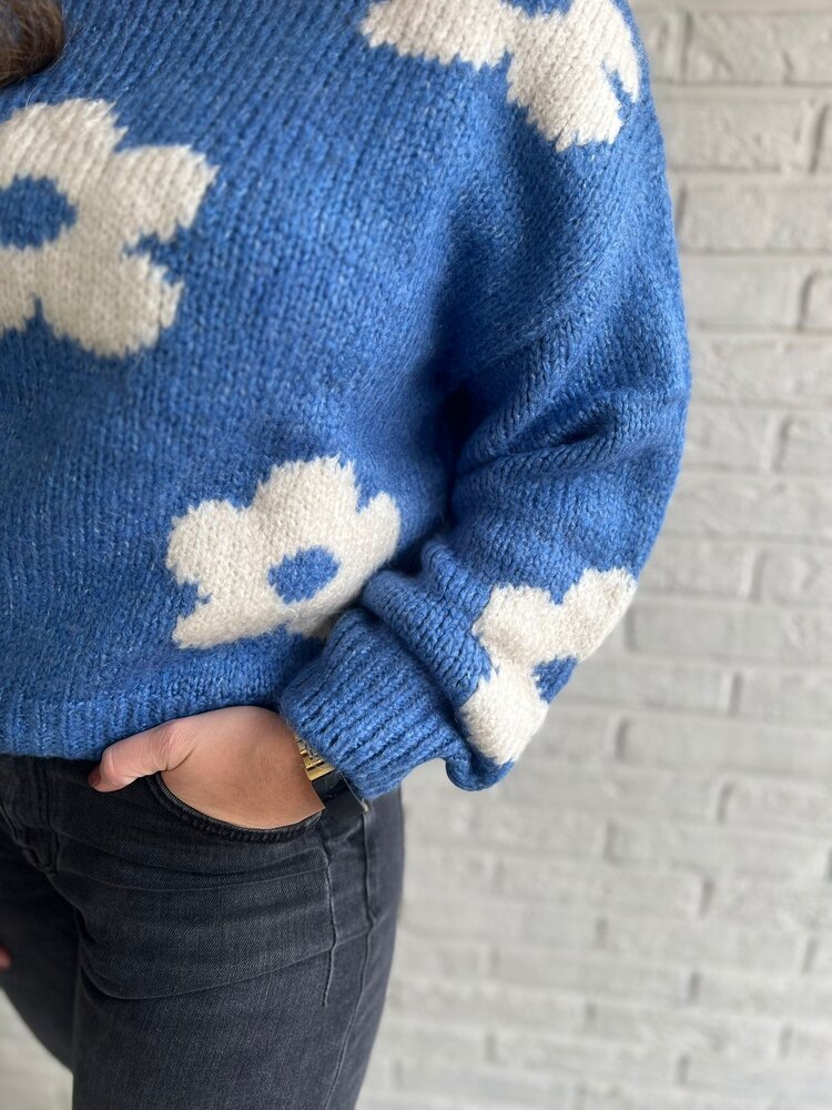 JDY JDYKILIAN FLOWER L/S PULLOVER KNT