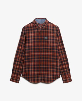 Superdry L/S COTTON LUMBERJACK SHIRT LOGGER CHECK ORANGE Superdry L/S COTTON LUMBERJACK SHIRT LOGGER CHECK ORANGE