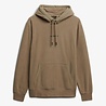 Superdry MICRO LOGO FLEECE HOOD WINTER TWIG BEIGE