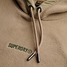 Superdry MICRO LOGO FLEECE HOOD WINTER TWIG BEIGE