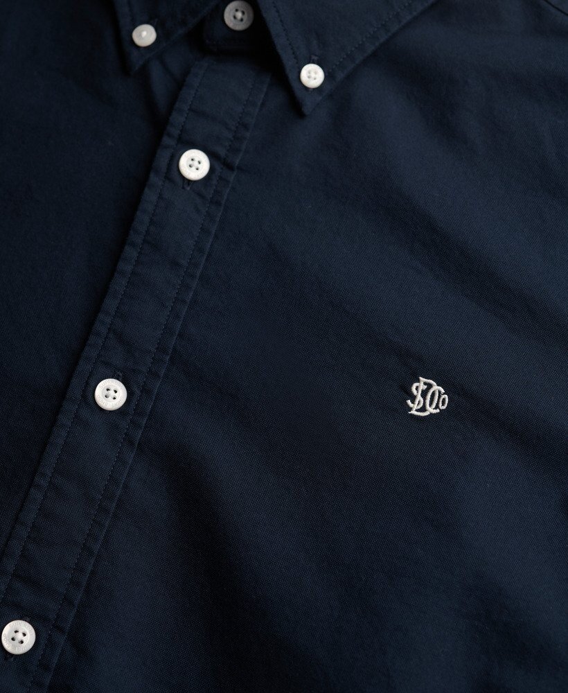 Superdry CLASSIC OXFORD L/S SHIRT ECLIPSE NAVY