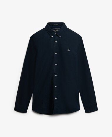 Superdry CLASSIC OXFORD L/S SHIRT ECLIPSE NAVY