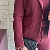 Mi Piace BLAZER TRAVELSTOF 202646 BONDED BURGUNDY Mi Piace BLAZER TRAVELSTOF 202646 BONDED BURGUNDY
