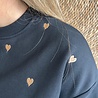 Ydence SWEATER HEARTS BLACK/GOLD Ydence SWEATER HEARTS BLACK/GOLD