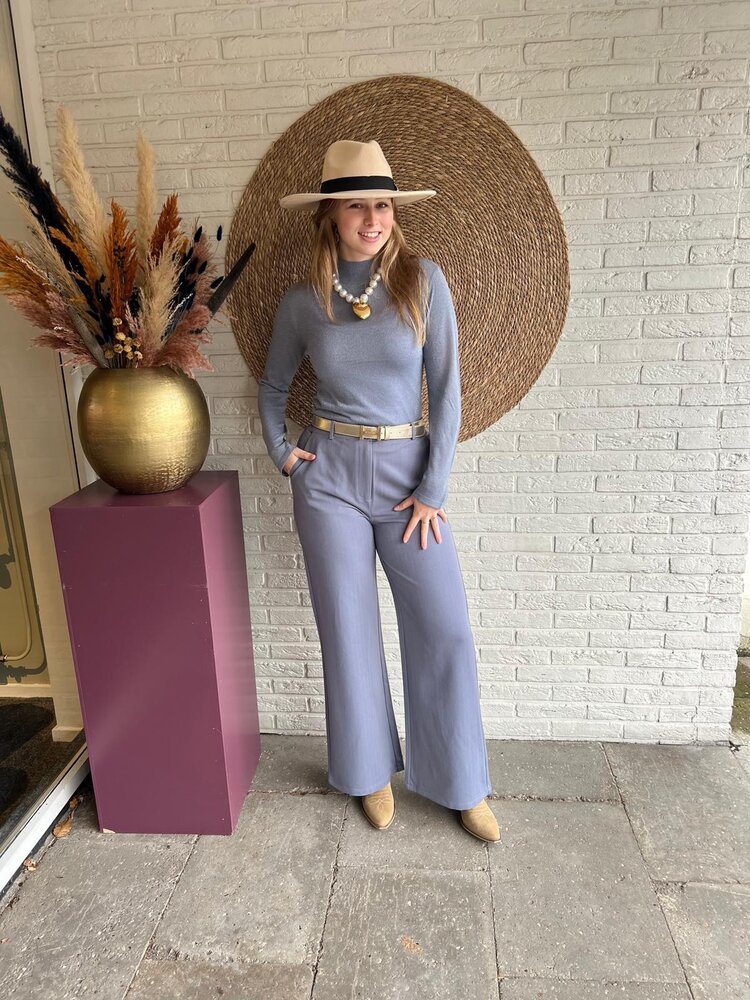 Ydence PANTS MIMI BLUE GREY Ydence PANTS MIMI BLUE GREY