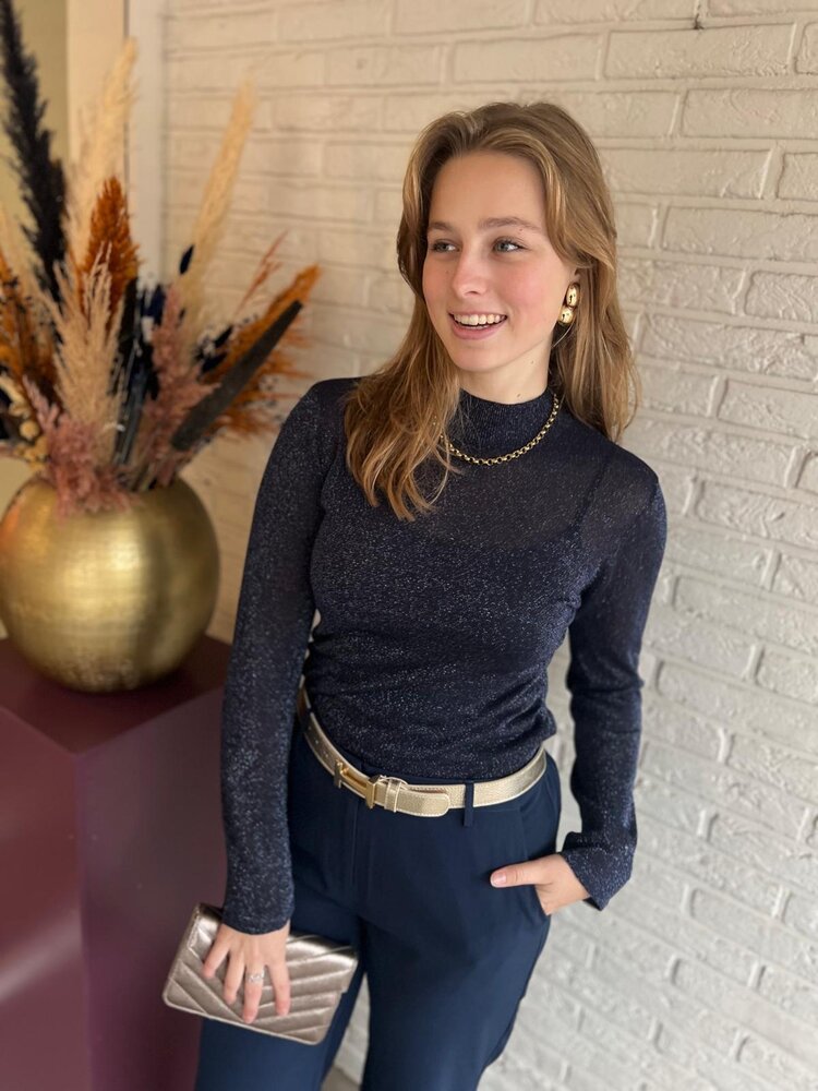 Ydence KNITTED TOP LOTTE NAVY Ydence KNITTED TOP LOTTE NAVY