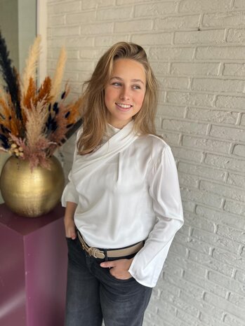 JDY JDYROCKY L/S HIGH NECK TOP WVN