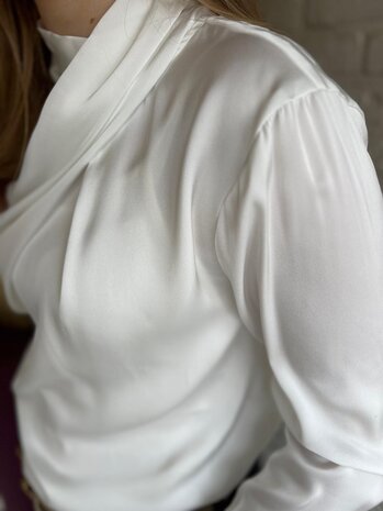 JDY JDYROCKY L/S HIGH NECK TOP WVN