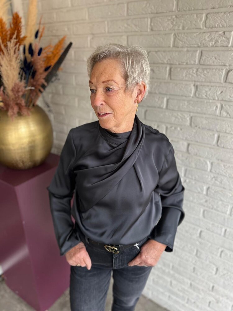 JDY JDYROCKY L/S HIGH NECK TOP WVN