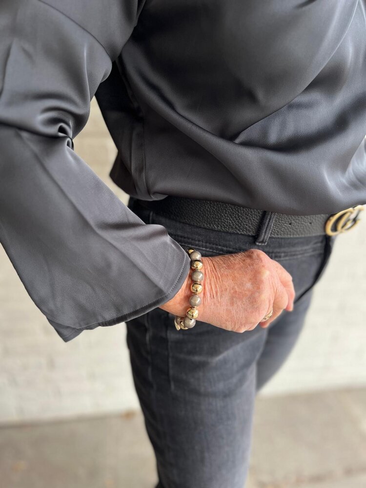 JDY JDYROCKY L/S HIGH NECK TOP WVN