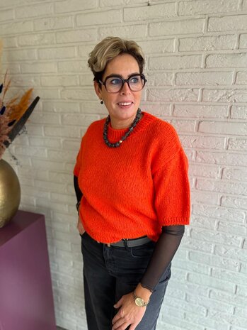 JDY JDYLINEA S/S PULLOVER O-NECK KNT NOOS