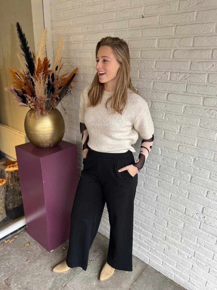 JDY JDYLINEA S/S PULLOVER O-NECK KNT NOOS