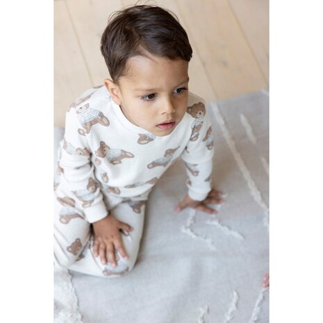 Feetje FEETJE LIMITED - PYJAMA KIDS 50500881  - TEDDY BEAR - OFFWHITE MELANGE
