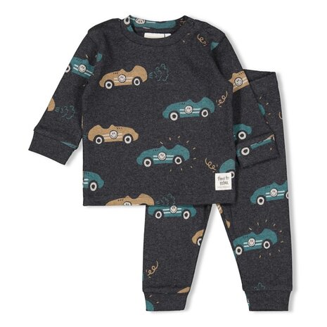 Feetje FEETJE LIMITED - PYJAMA BABY 50500090 - RICKY RACER - ANTRACIET MELANGE