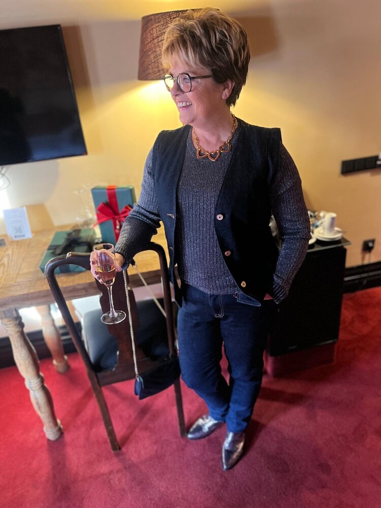 JDY JDYPLUM LUREX L/S O-NECK PULLOVER KNT