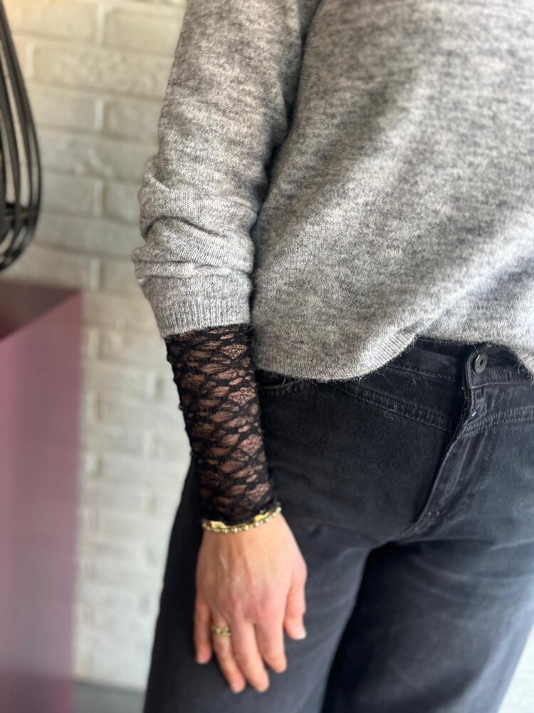 JDY JDYALVA LIFE L/S EMBELLISH PULLOVER KNT