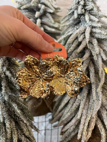 OORBEL BIG FLOWER GOLD