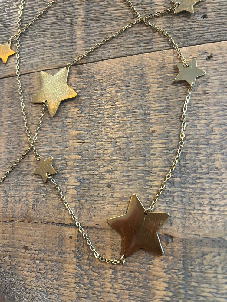 Sofizare KETTING LANG STERREN GOUD