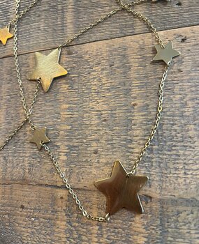 Sofizare KETTING LANG STERREN GOUD