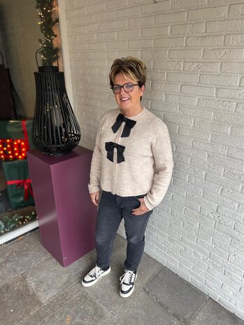 JDY JDYJOLENE L/S BOW CARDIGAN KNT