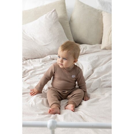 Feetje PYJAMA WAFEL 305558 BRUIN