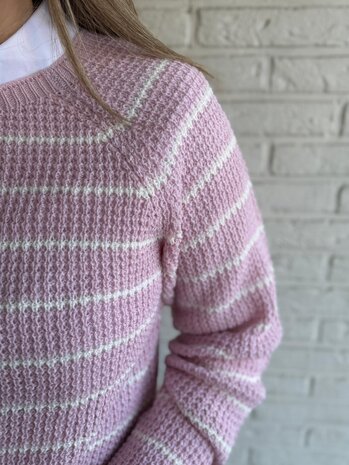 JDY JDYELLEN L/S ONECK RAGLAN PULLOVER KNT.