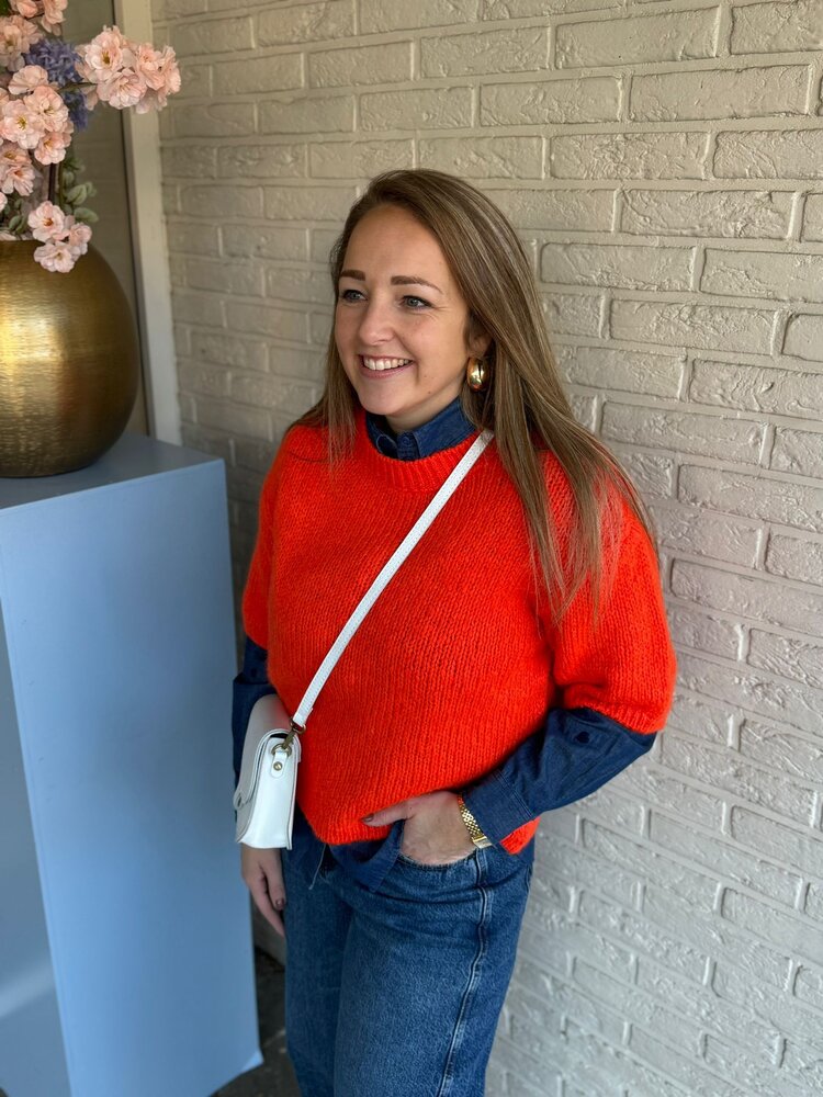 JDY JDYLINEA S/S PULLOVER O-NECK KNT NOOS