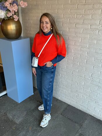 JDY JDYLINEA S/S PULLOVER O-NECK KNT NOOS